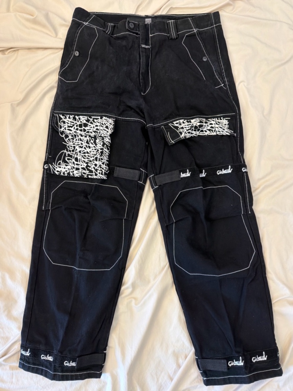 Marithe Francois Girbaud 90's Baggy Shuttle Tape Hip Hop Streetwear Jean 38w 33l